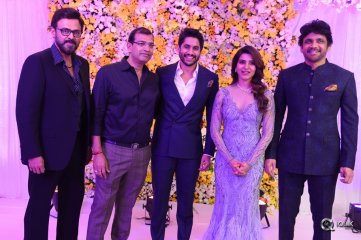 Celebs At Samantha Naga Chaitanya Wedding Reception
